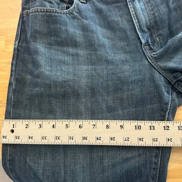 GAP Jeans Loose Straight Fit Mens Dark Blue Denim Pants Size 36x32 RN 54023 - Picture 8 of 11